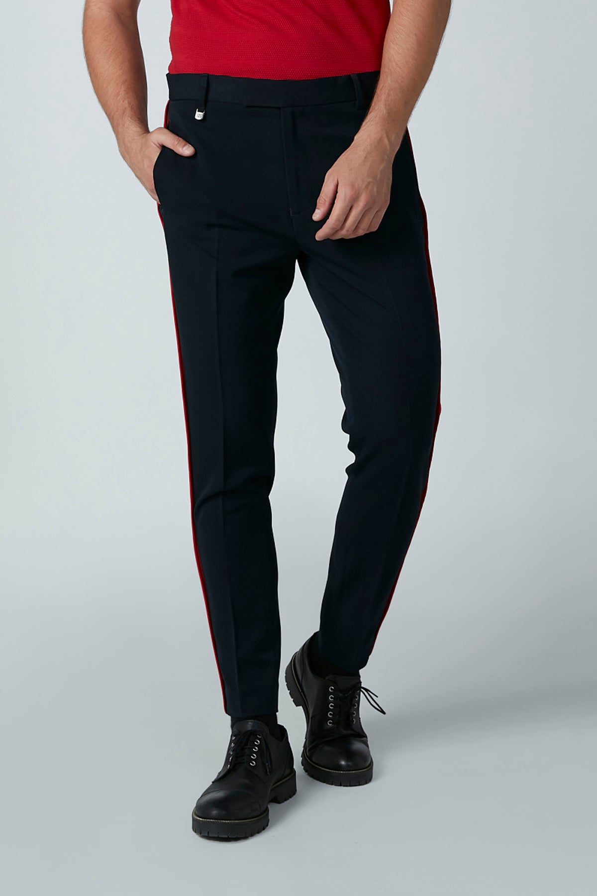 Full Length Trousers with Tape and Pocket Detail