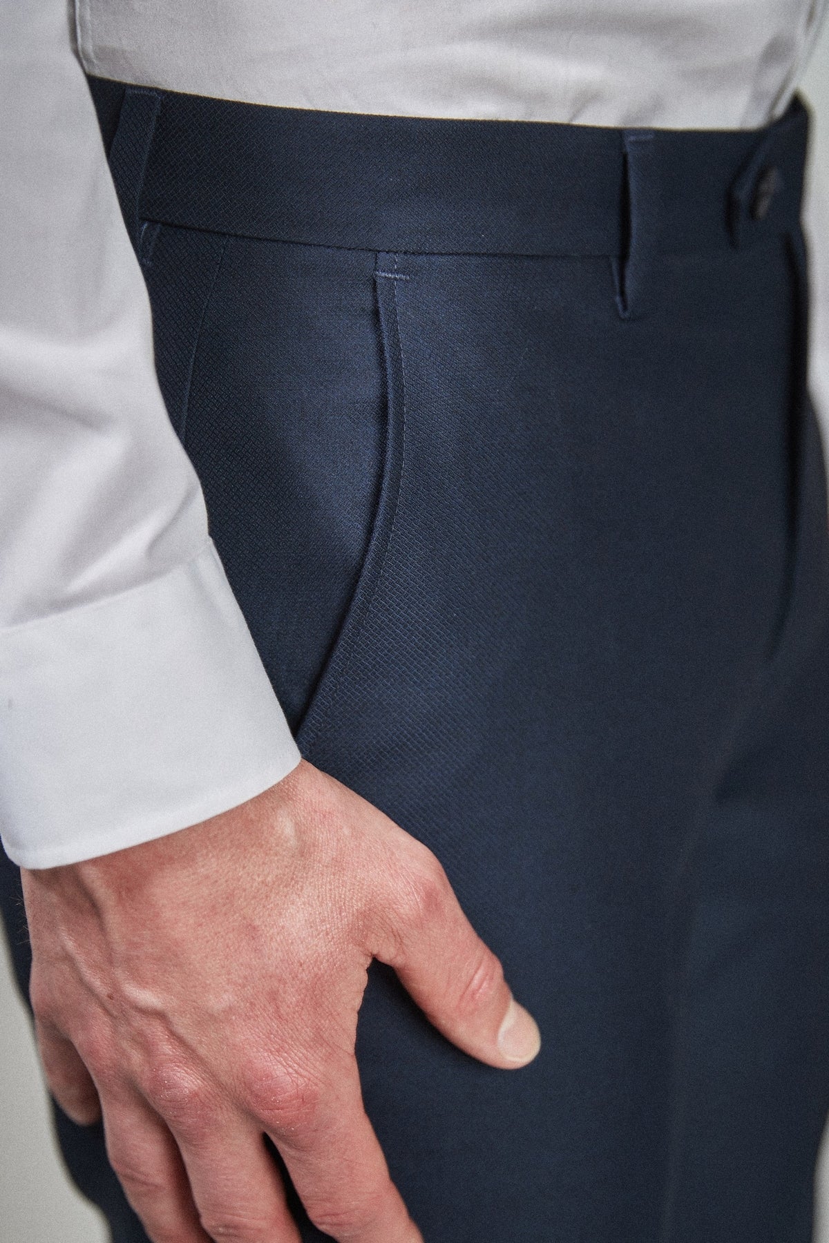 Textured Suit: Trousers