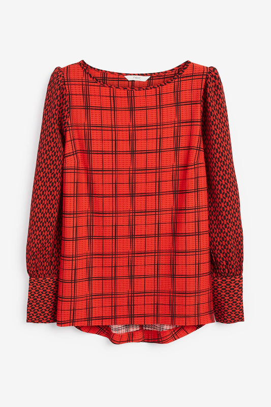 Cuff Detail Blouse