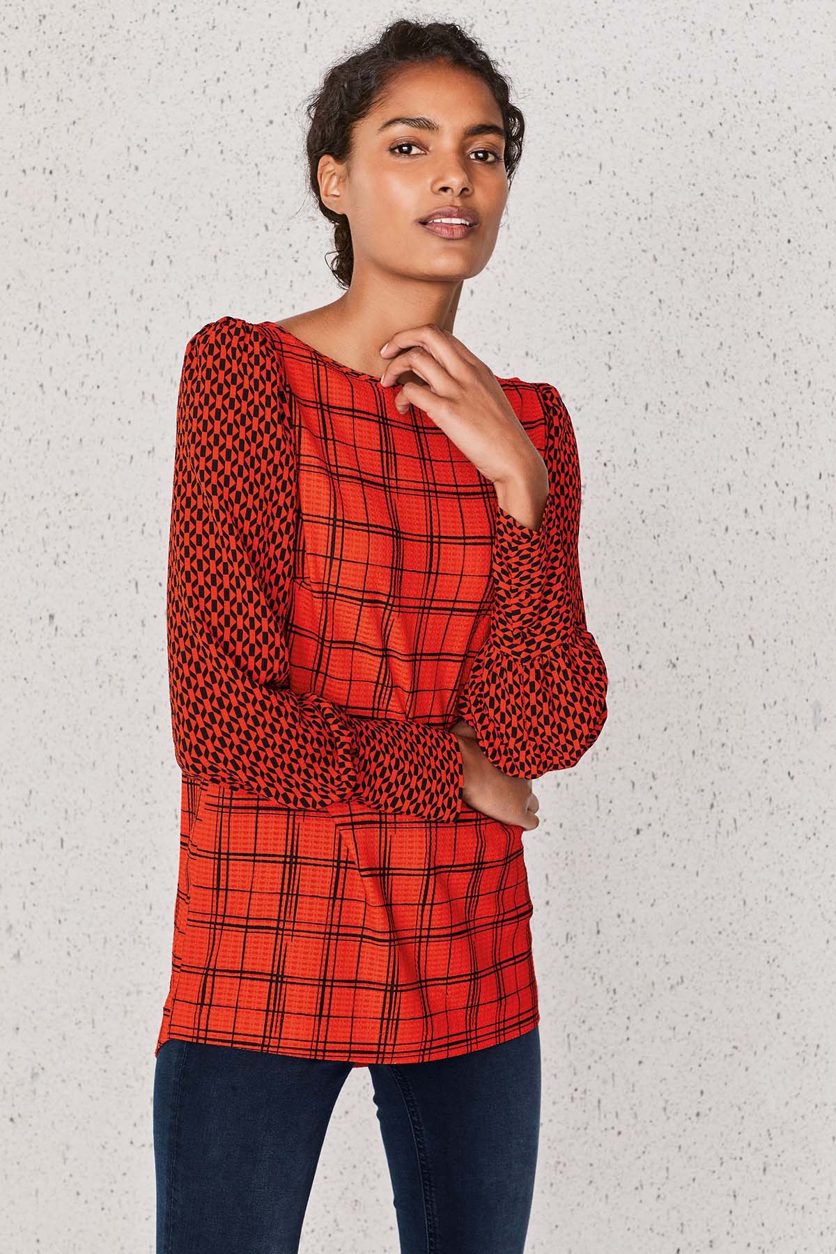 Cuff Detail Blouse