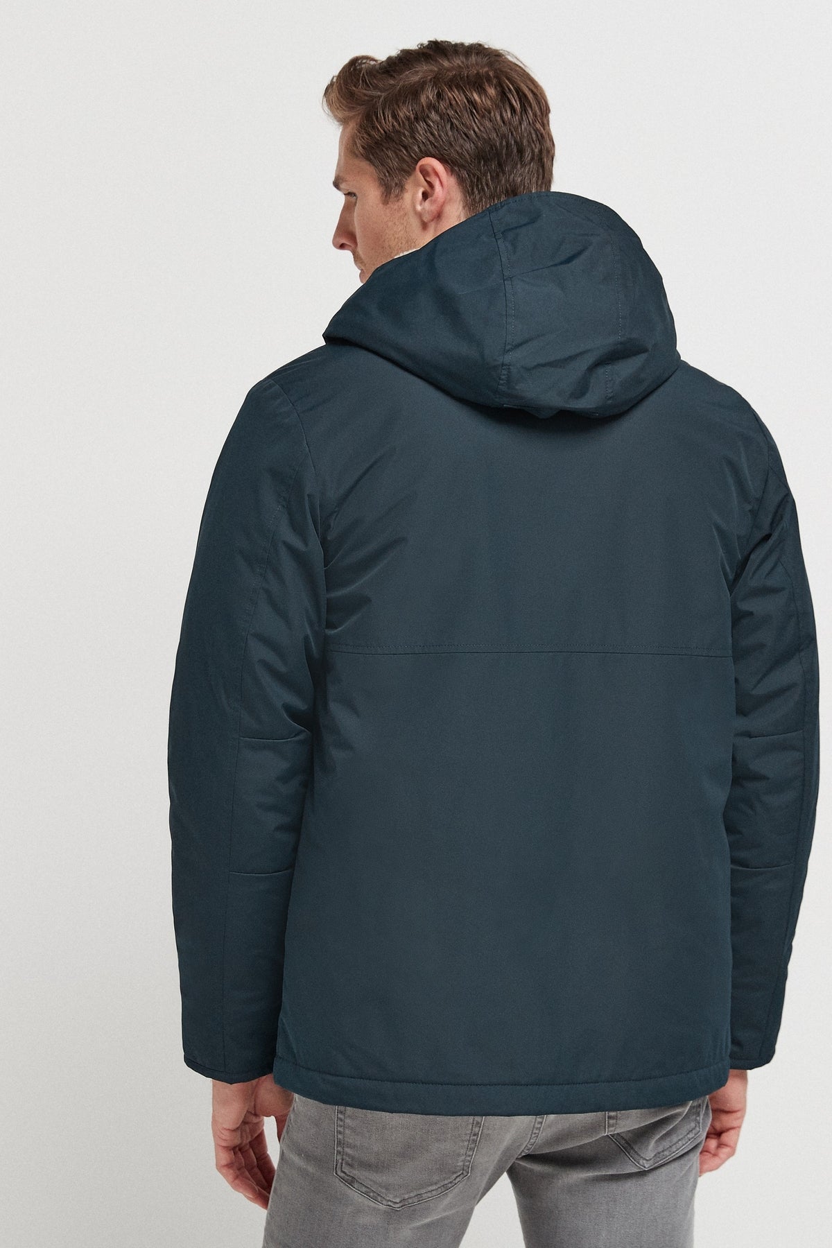 Shower Resistant Borg Lined Four Pocket Jacket