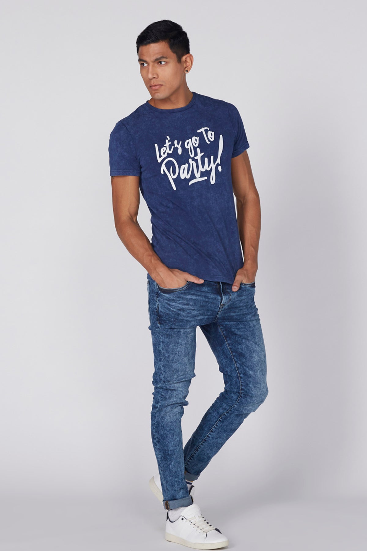Printed T-Shirt with Short Sleeves