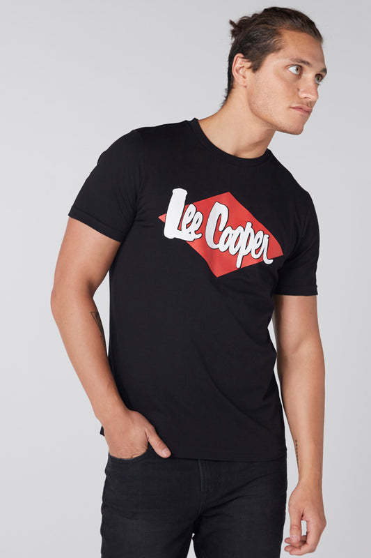Printed T-Shirt with Crew Neck and Short Sleeves