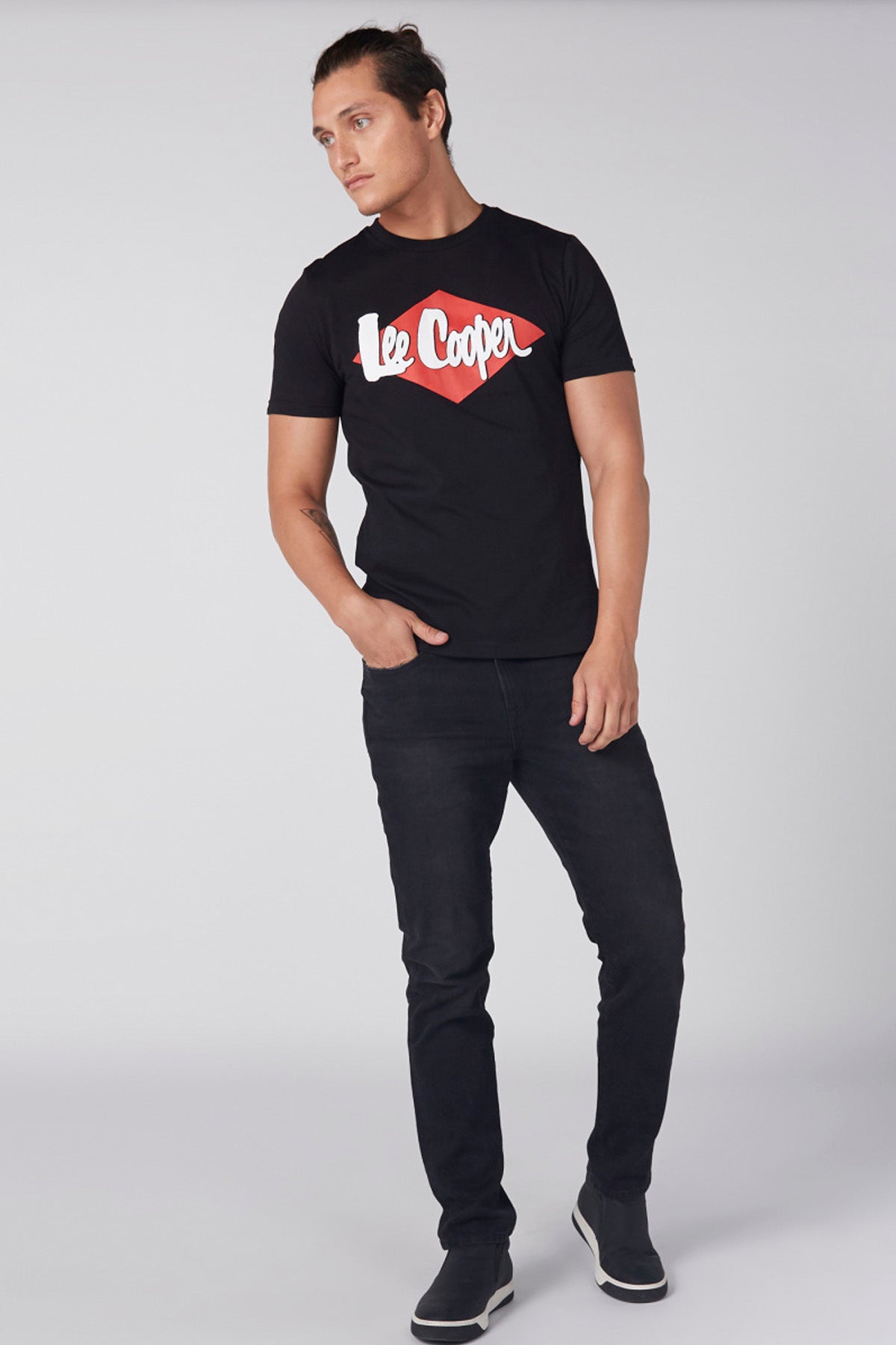 Printed T-Shirt with Crew Neck and Short Sleeves