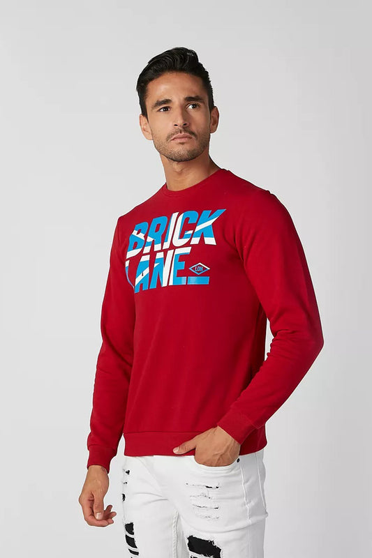 Sweatshirt with Crew Neck and Long Sleeves