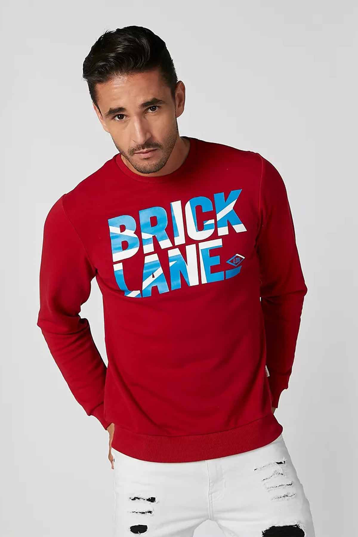 Sweatshirt with Crew Neck and Long Sleeves