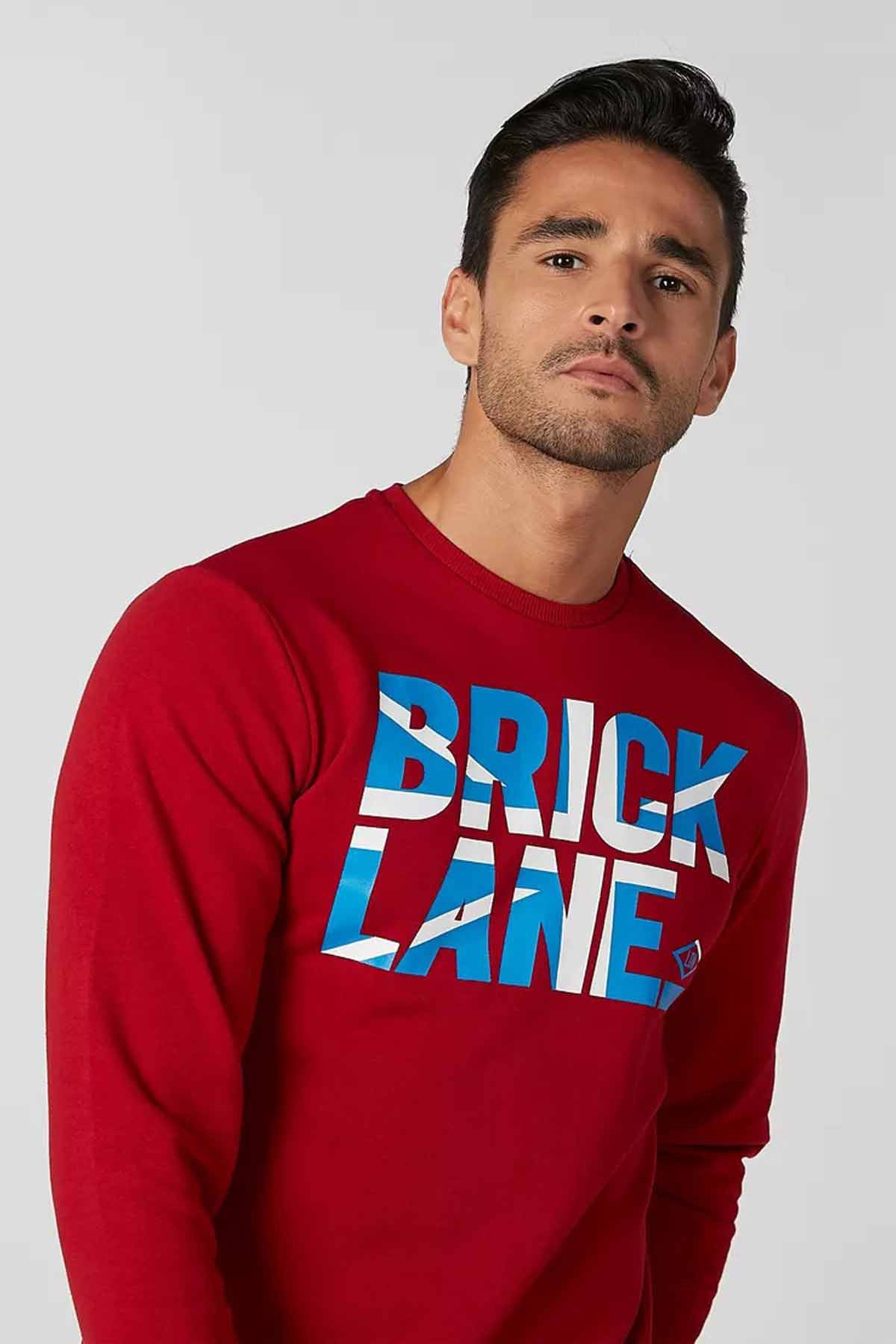 Sweatshirt with Crew Neck and Long Sleeves