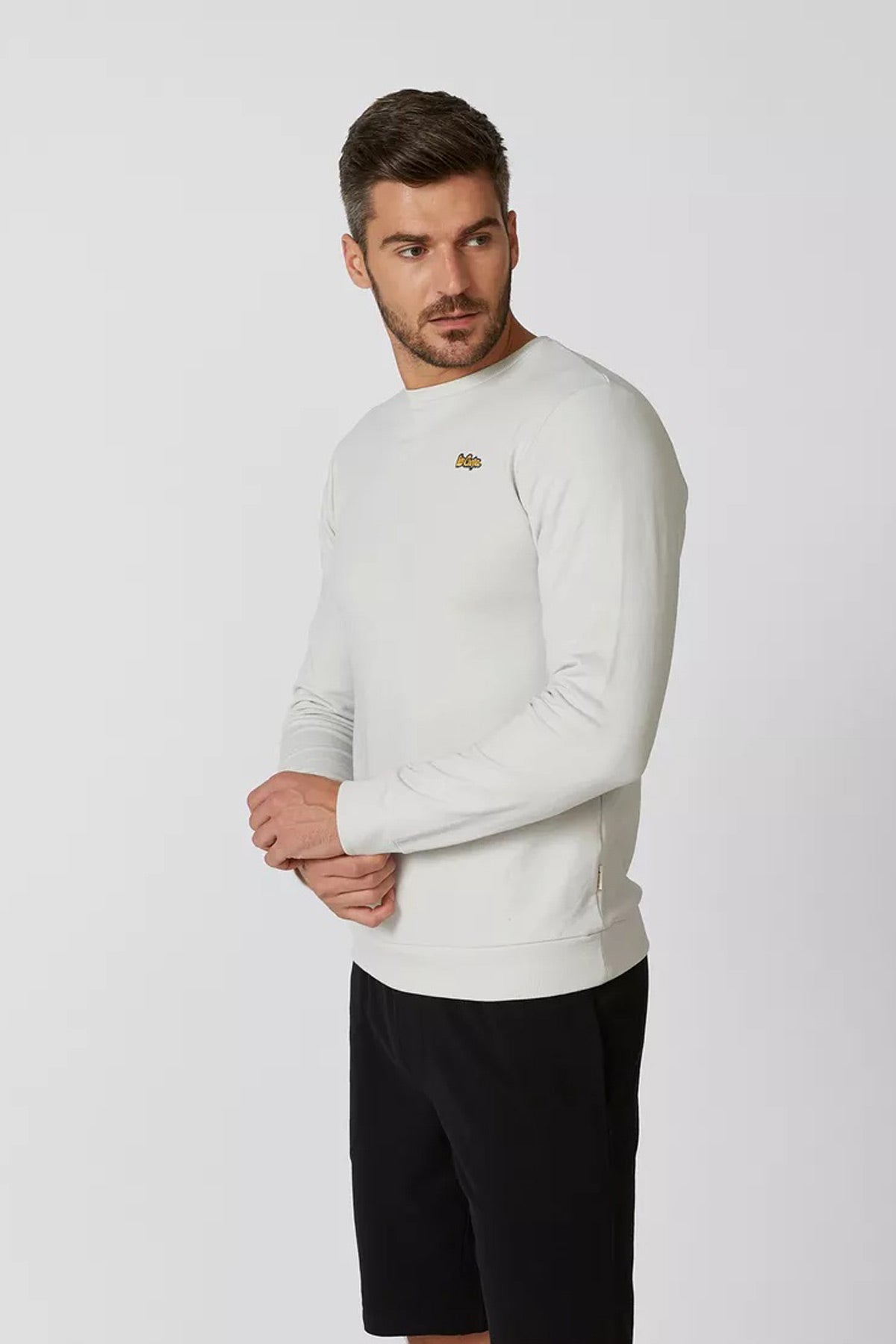Plain Sweatshirt with Long Sleeves