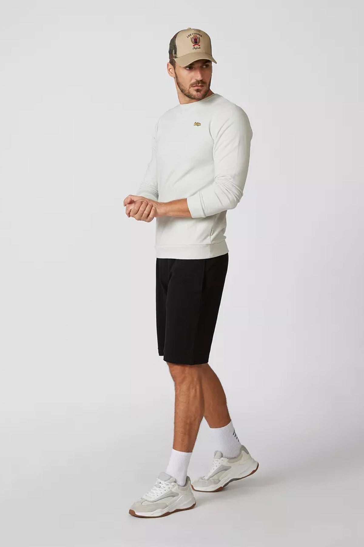 Plain Sweatshirt with Long Sleeves