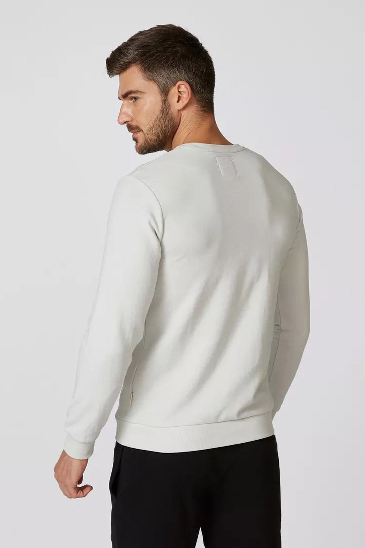 Plain Sweatshirt with Long Sleeves