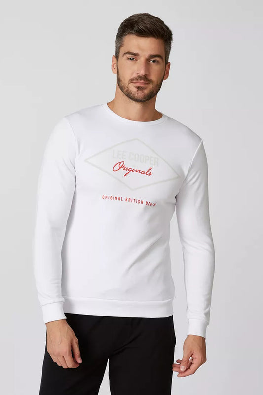 Printed Sweatshirt with Long Sleeves