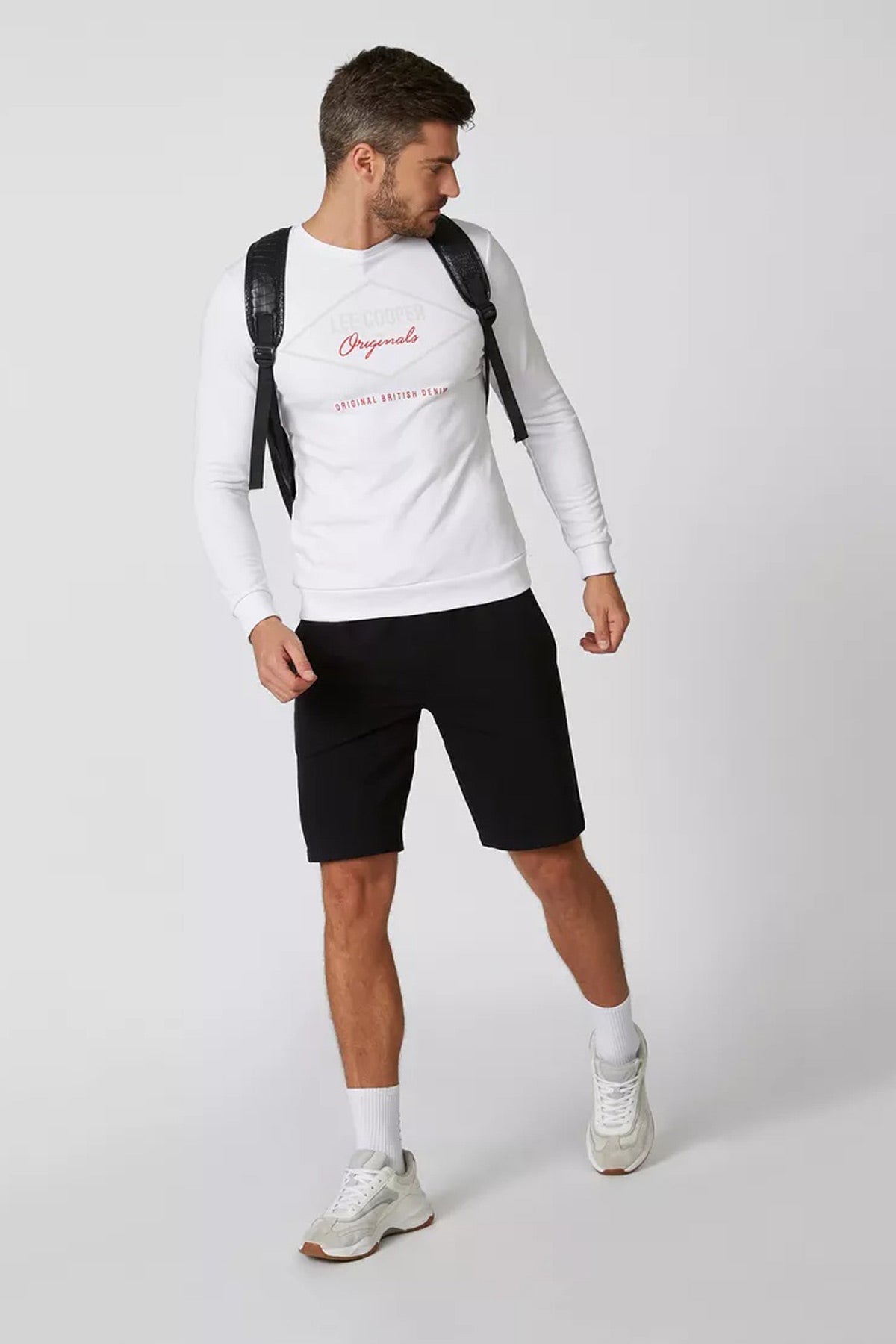 Printed Sweatshirt with Long Sleeves
