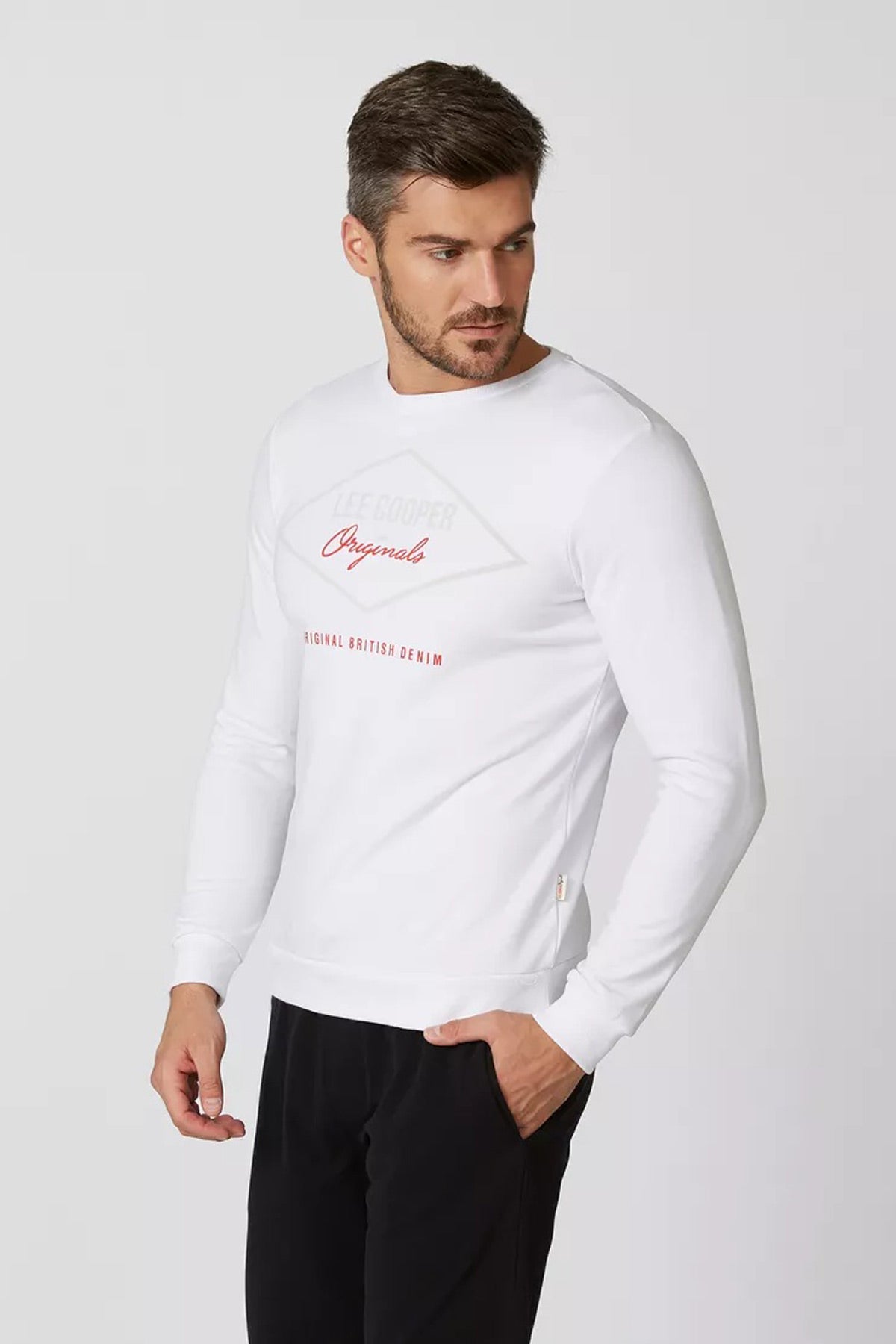 Printed Sweatshirt with Long Sleeves