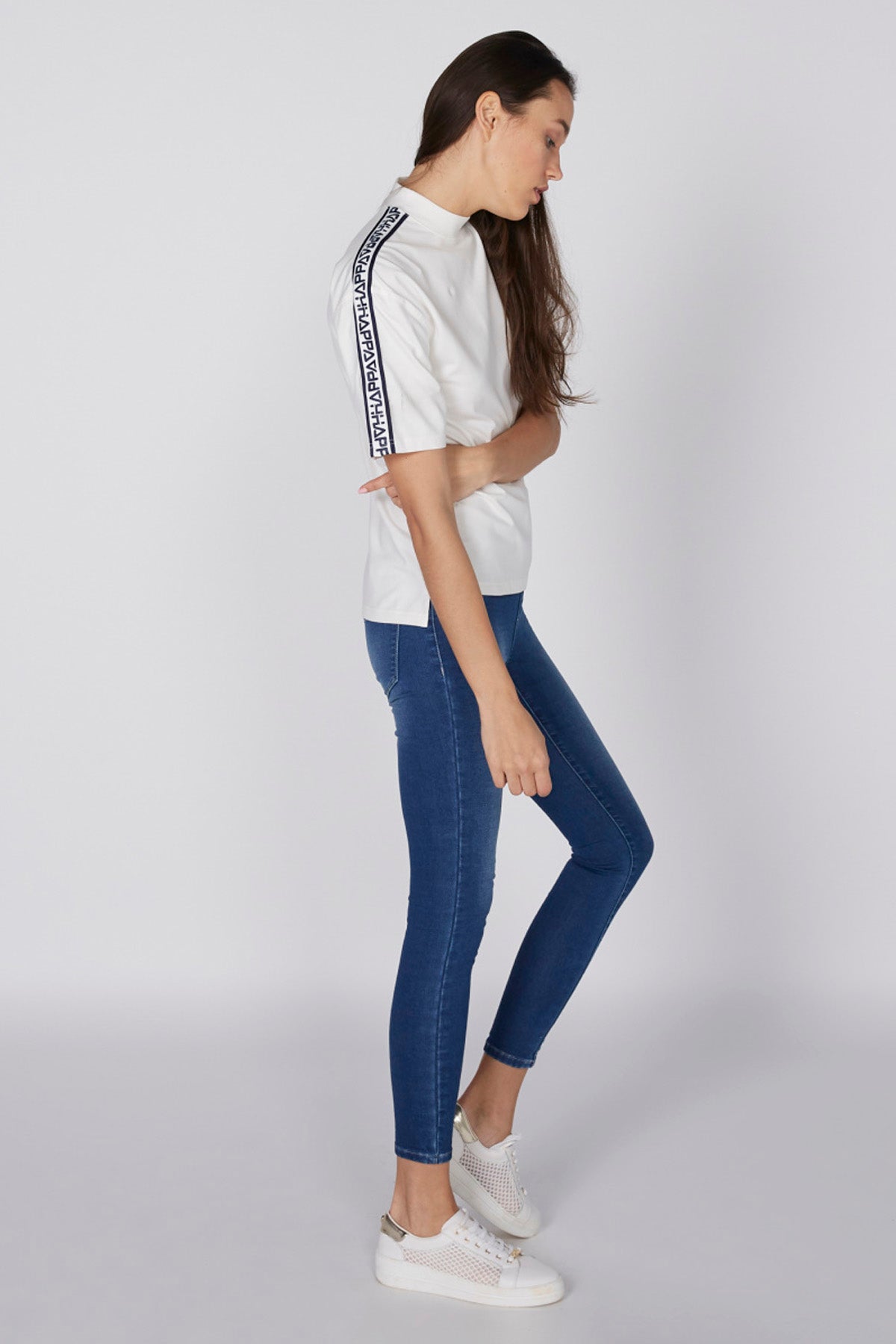 Skinny Fit Jeans with Drawstring