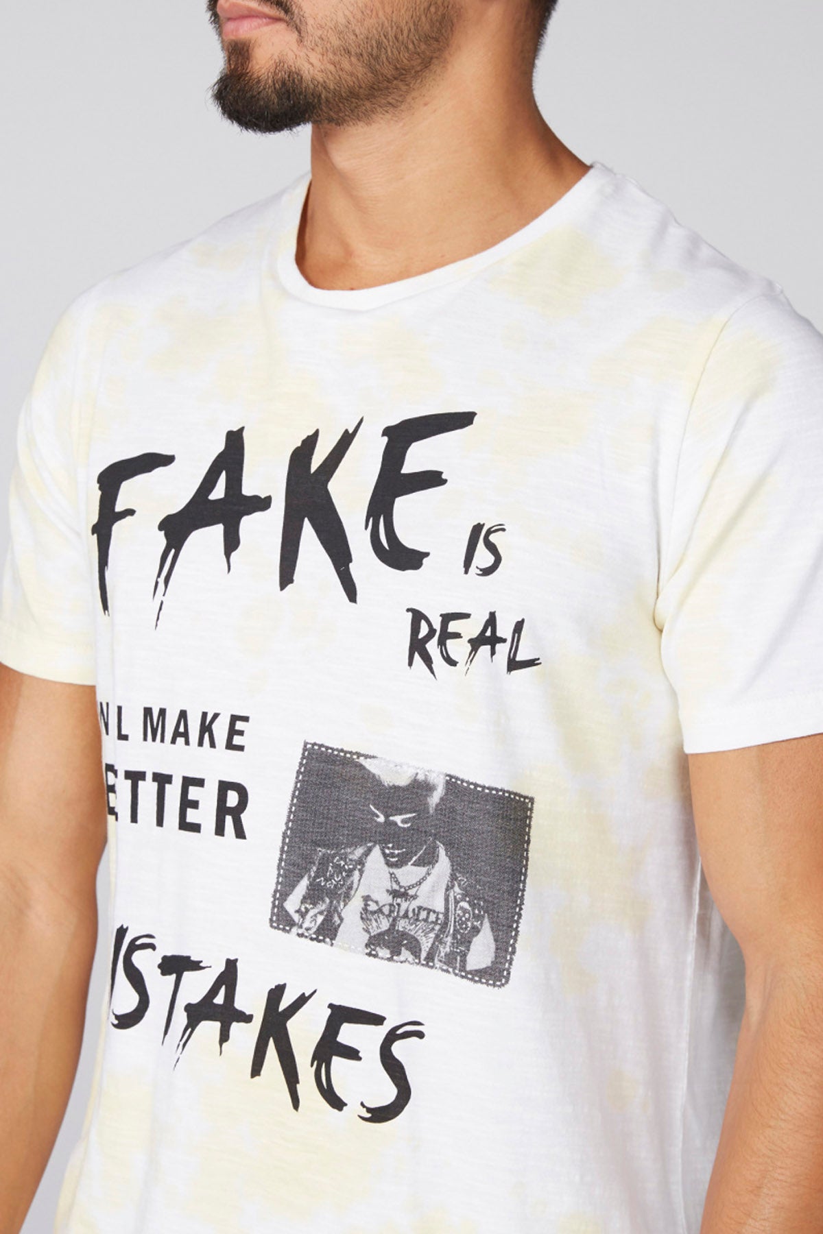 Printed T-Shirt with Short Sleeves