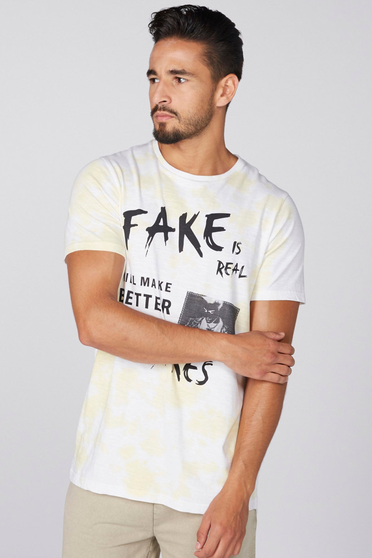 Printed T-Shirt with Short Sleeves