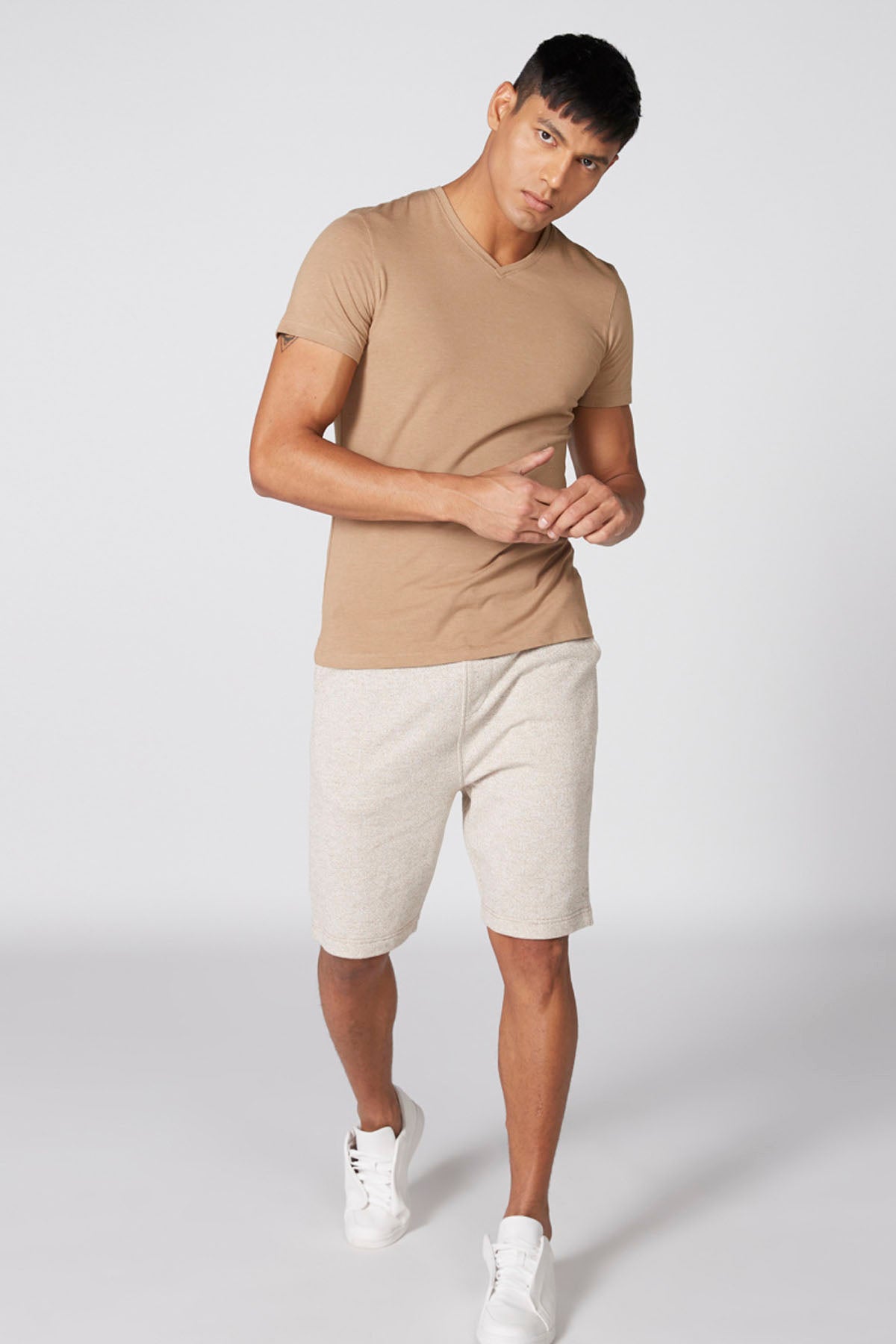 Shorts with Elastic Waist and Pockets