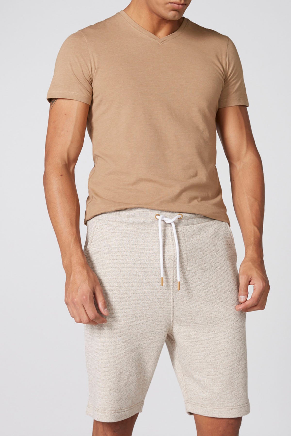 Shorts with Elastic Waist and Pockets