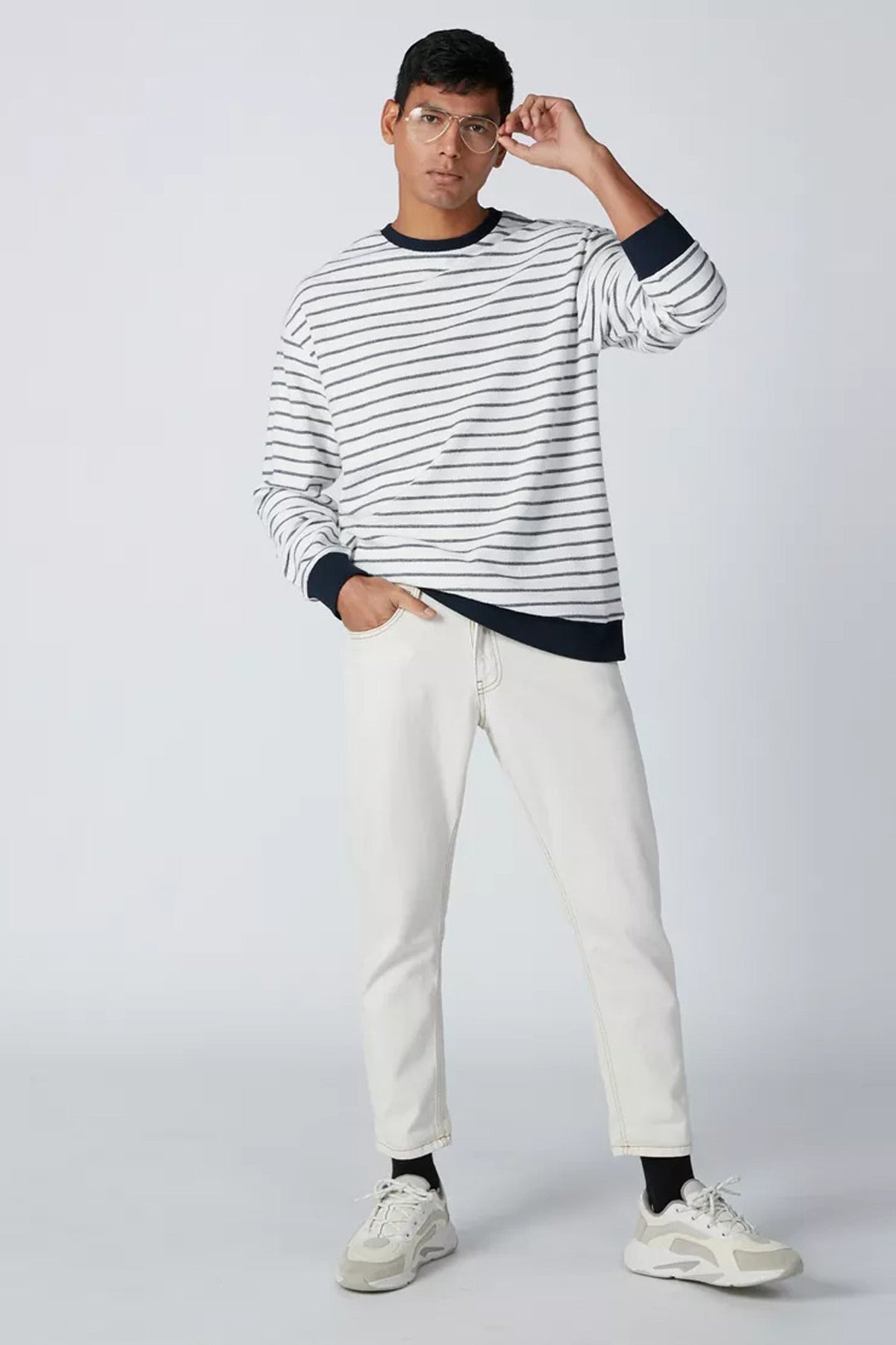 Stitch and Pocket Detail Jeans