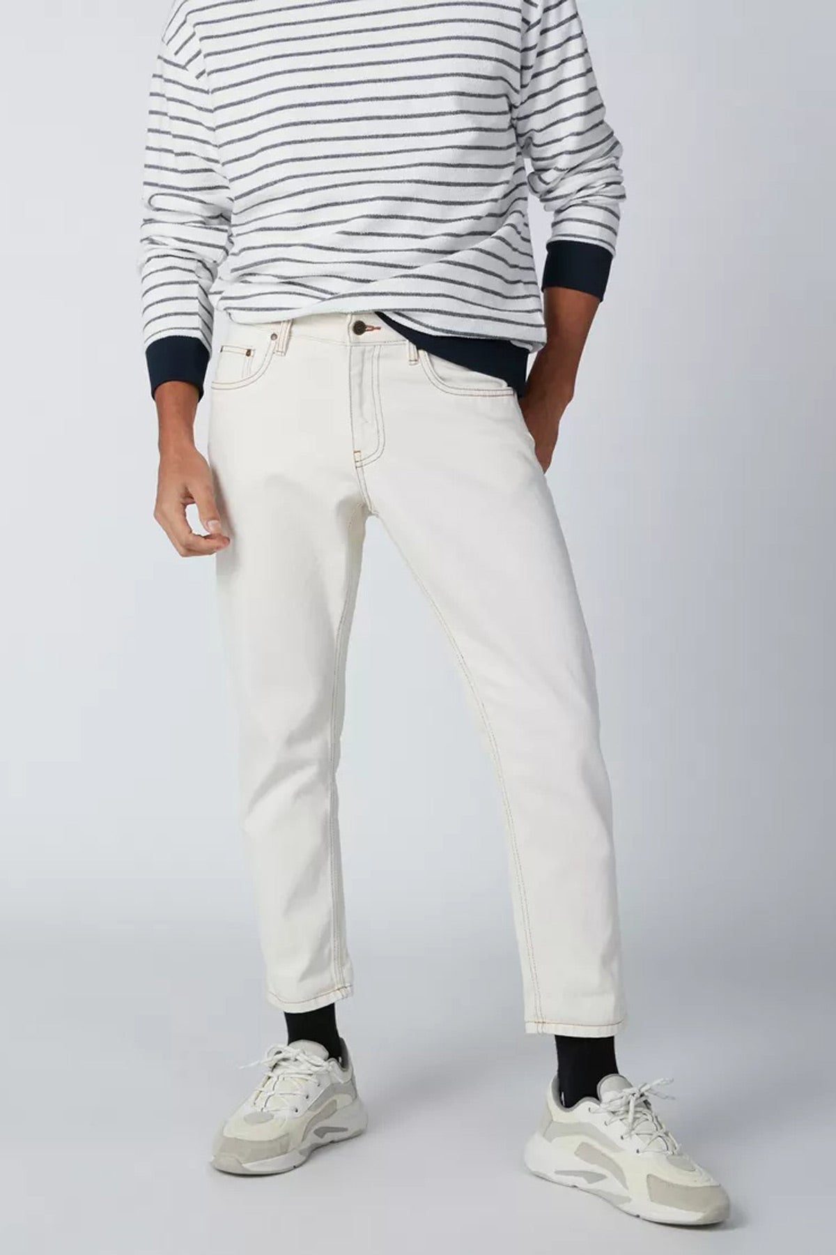 Stitch and Pocket Detail Jeans