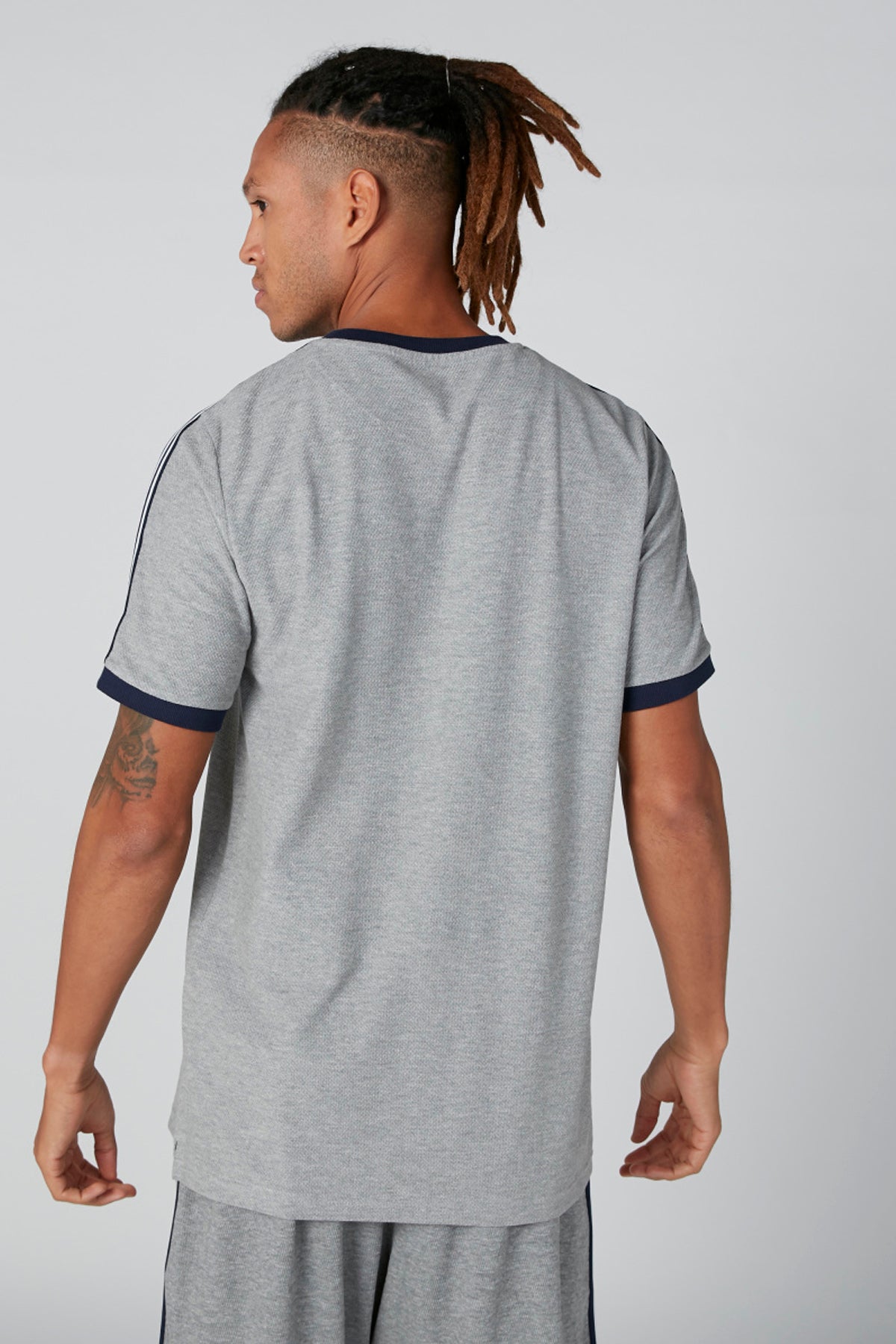 Printed T-Shirt in Relaxed Fit with Tape Detail