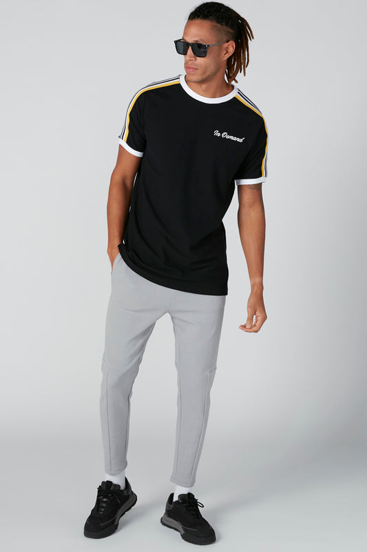 Plain Mid-Rise Trousers with Pocket Detail and Drawstring Closure