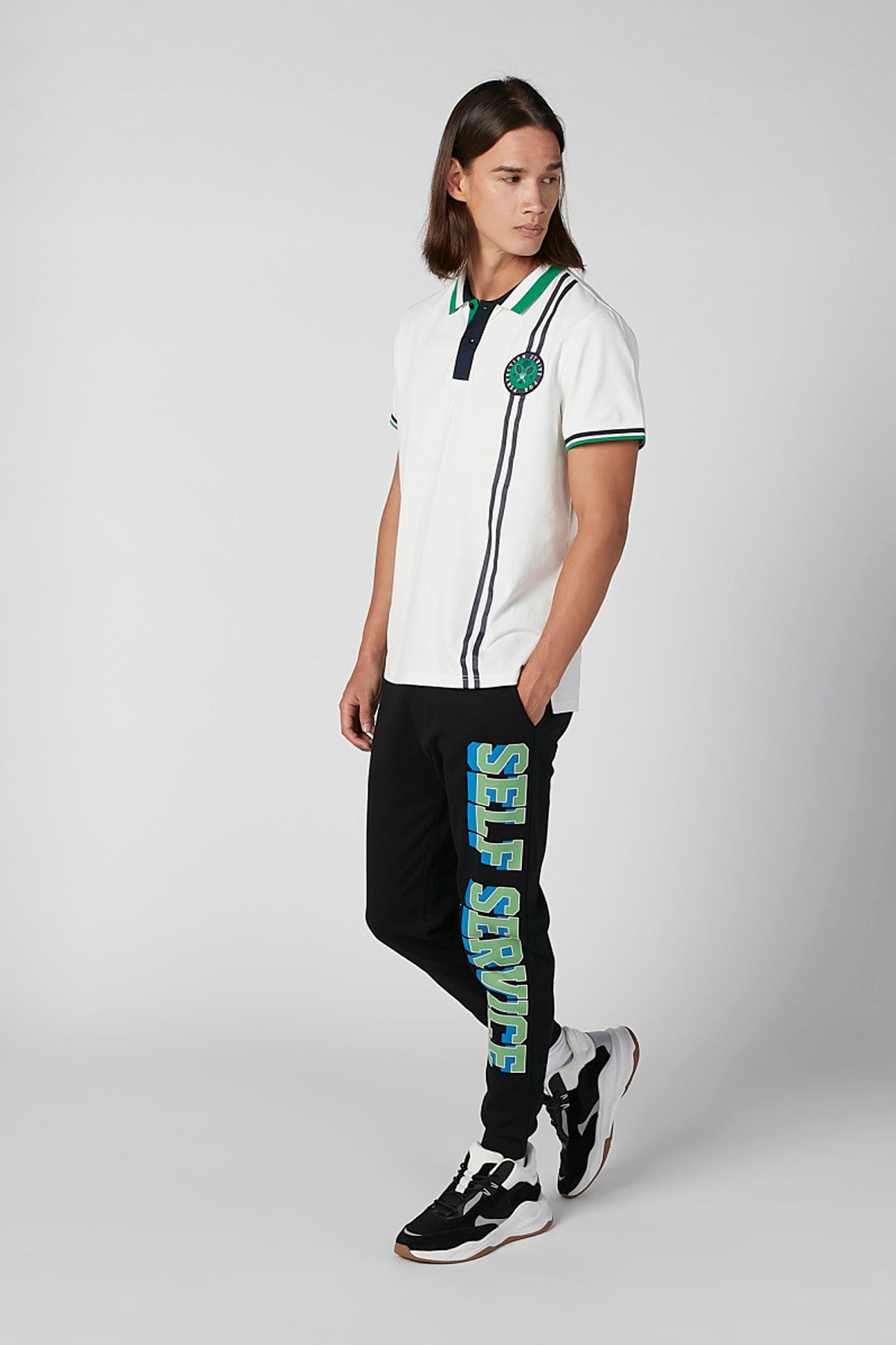 Printed Jog Pants with Pocket Detail and Drawstring