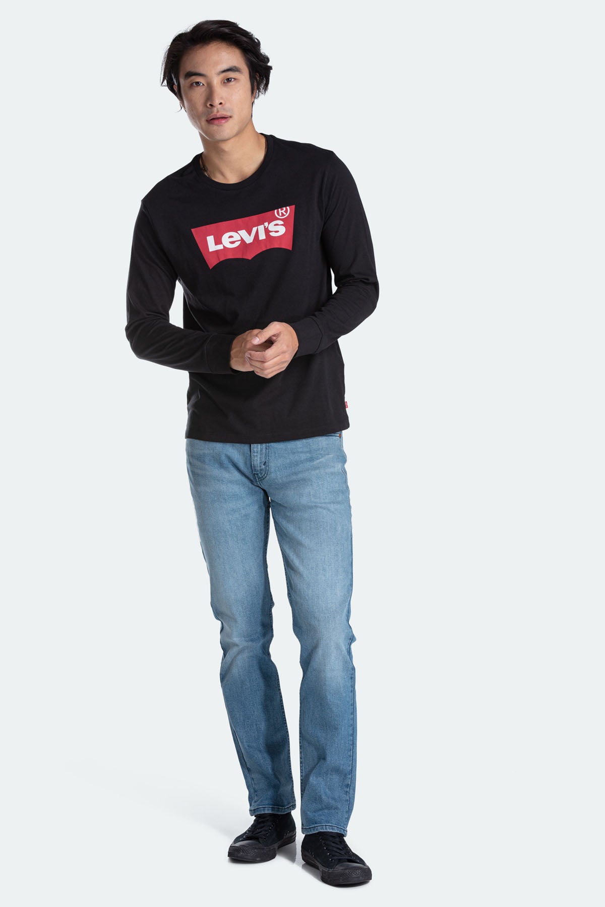 Levi's Men's Logo Long Sleeve T-Shirt