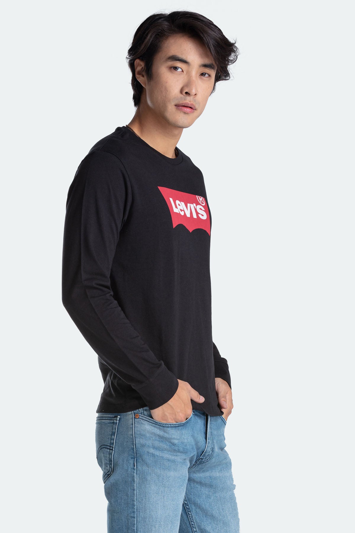 Levi's Men's Logo Long Sleeve T-Shirt