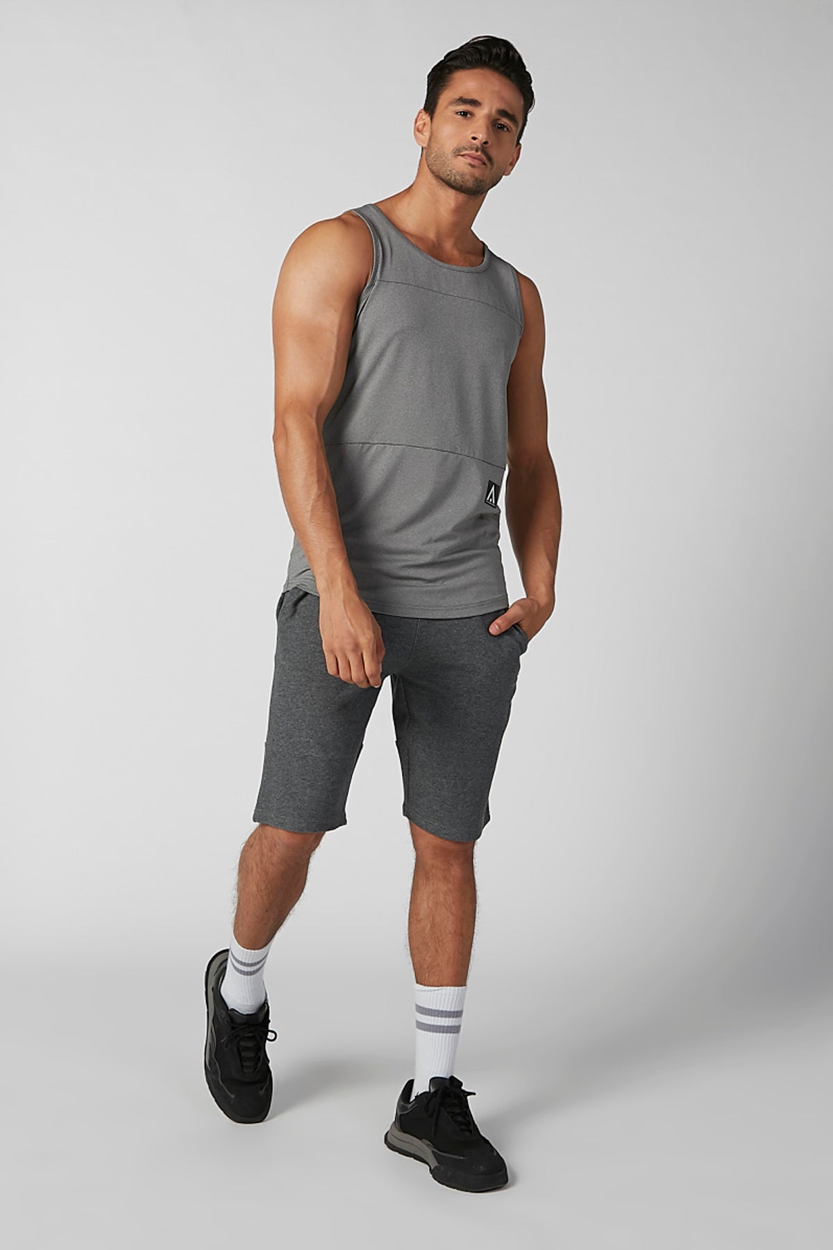 Printed Shorts with Pocket Detail and Drawstring