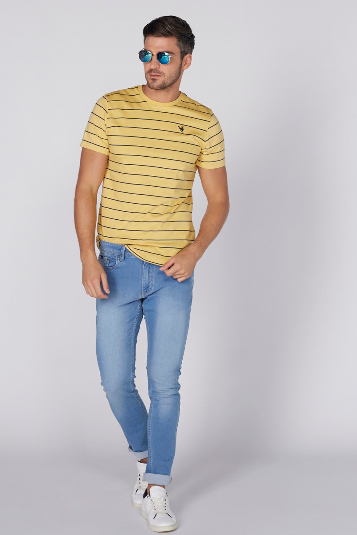 Faded Full Length Jeans in Skinny Fit