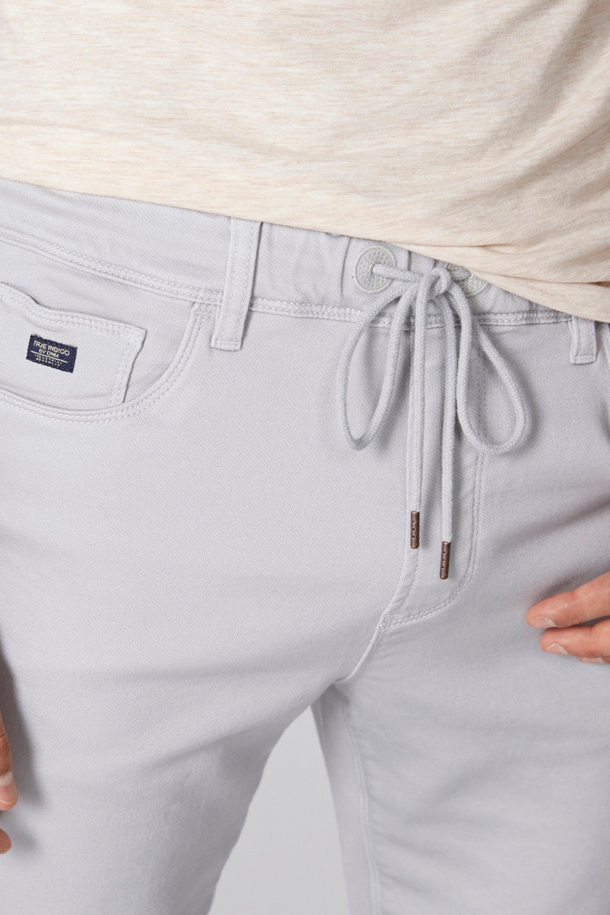 Full Length Pants with Elasticised Waistband and Pocket Detail