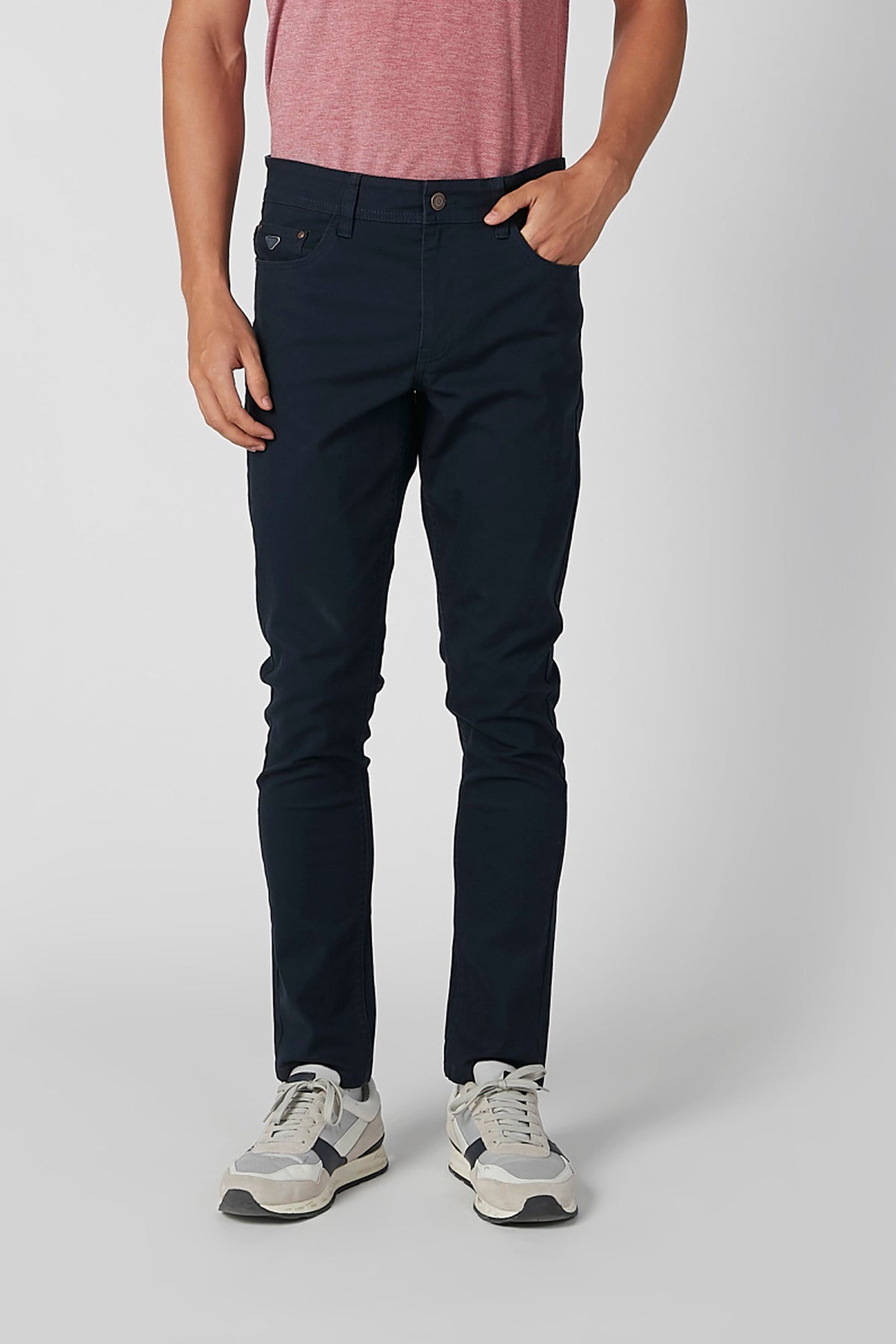 Skinny Fit Full Length Jeans with Pockets
