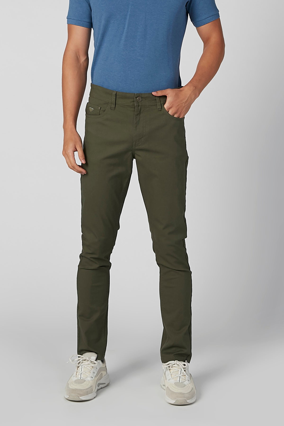 Skinny Fit Full Length Jeans with Pockets