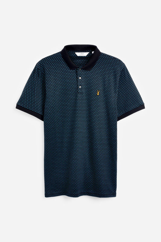 Regular Fit Pattern Poloshirt