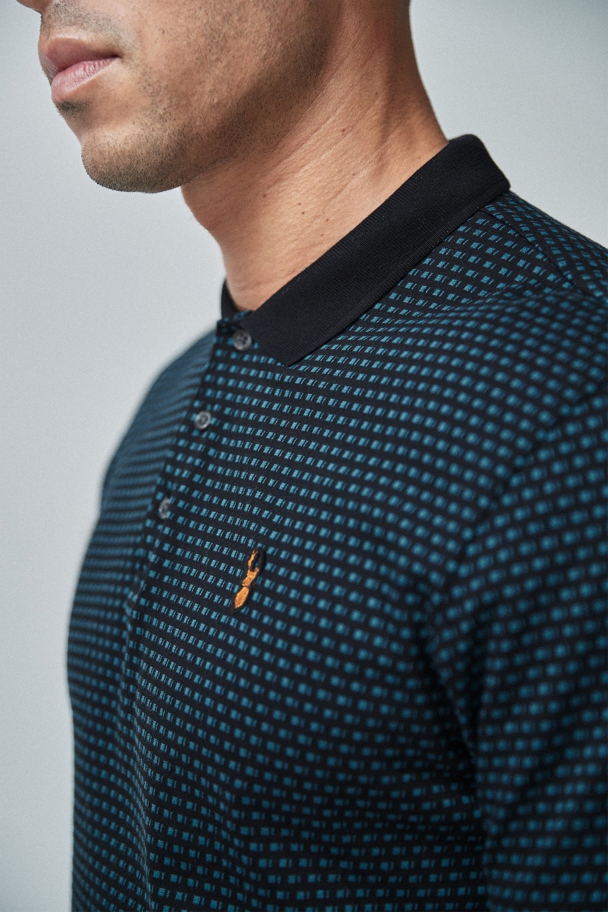 Regular Fit Pattern Poloshirt