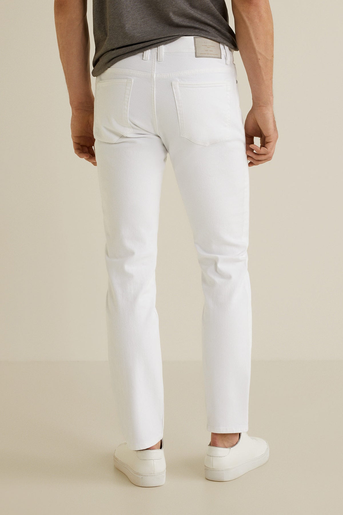 Slim Fit White Jan Jeans