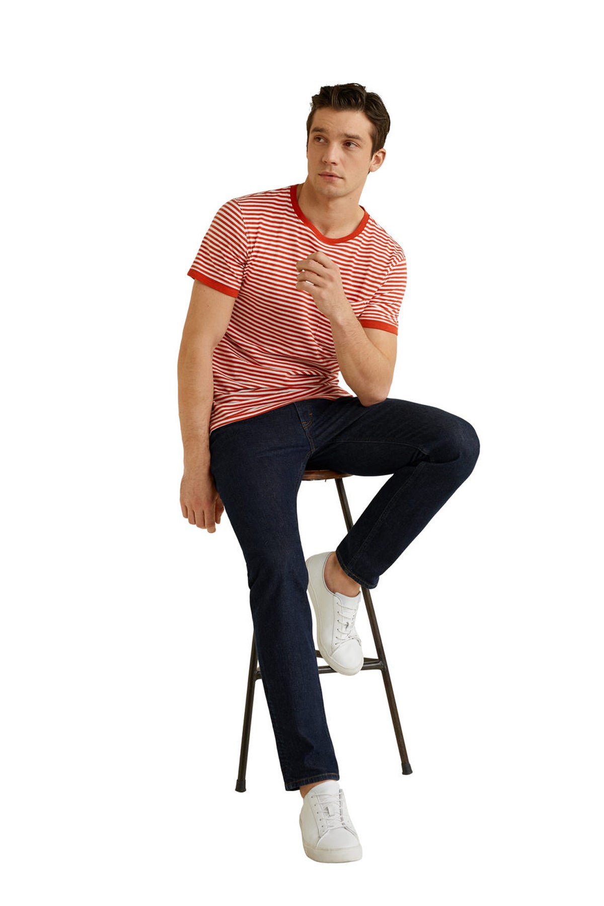 Striped Cotton T-Shirt