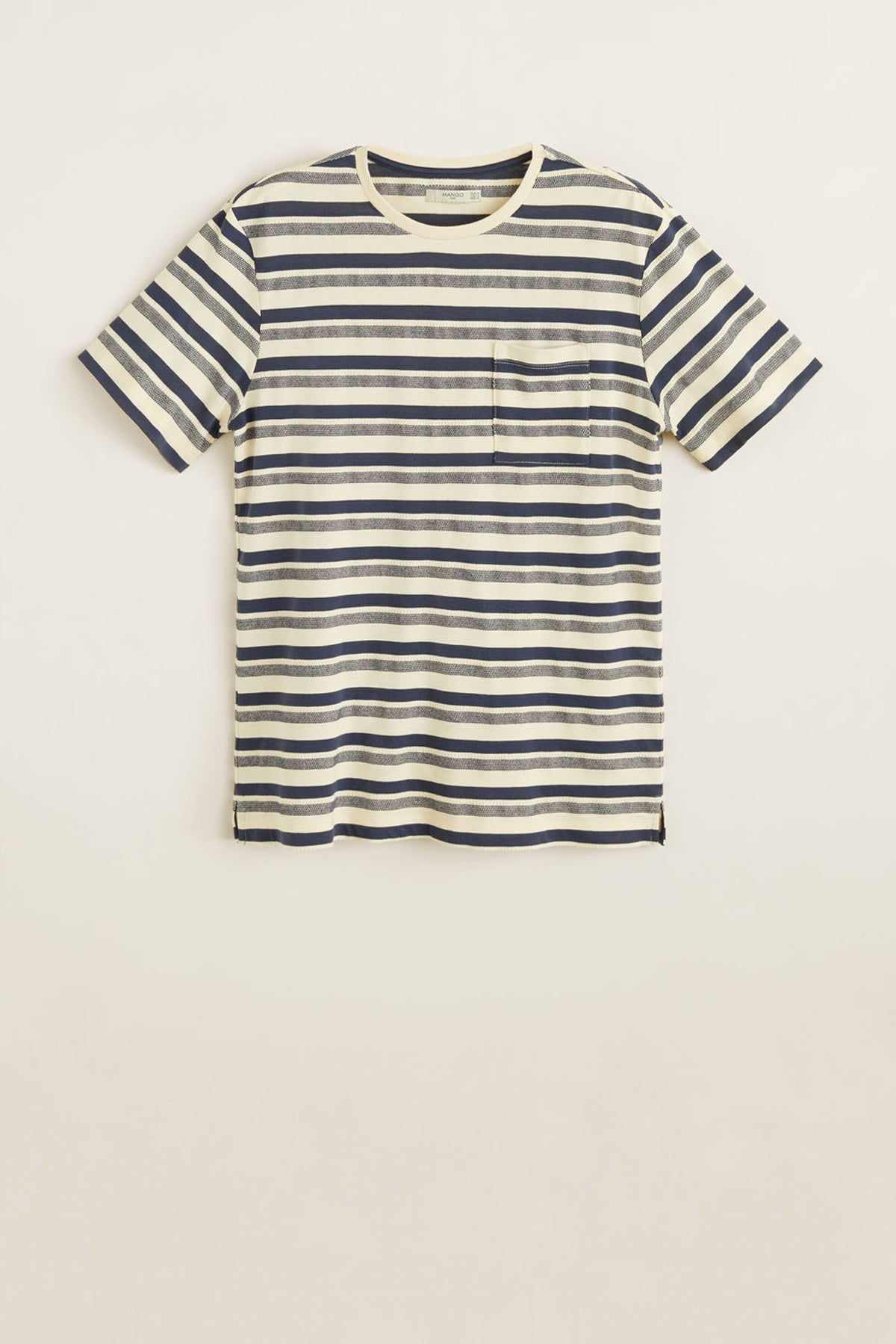Embossed Striped T-Shirt