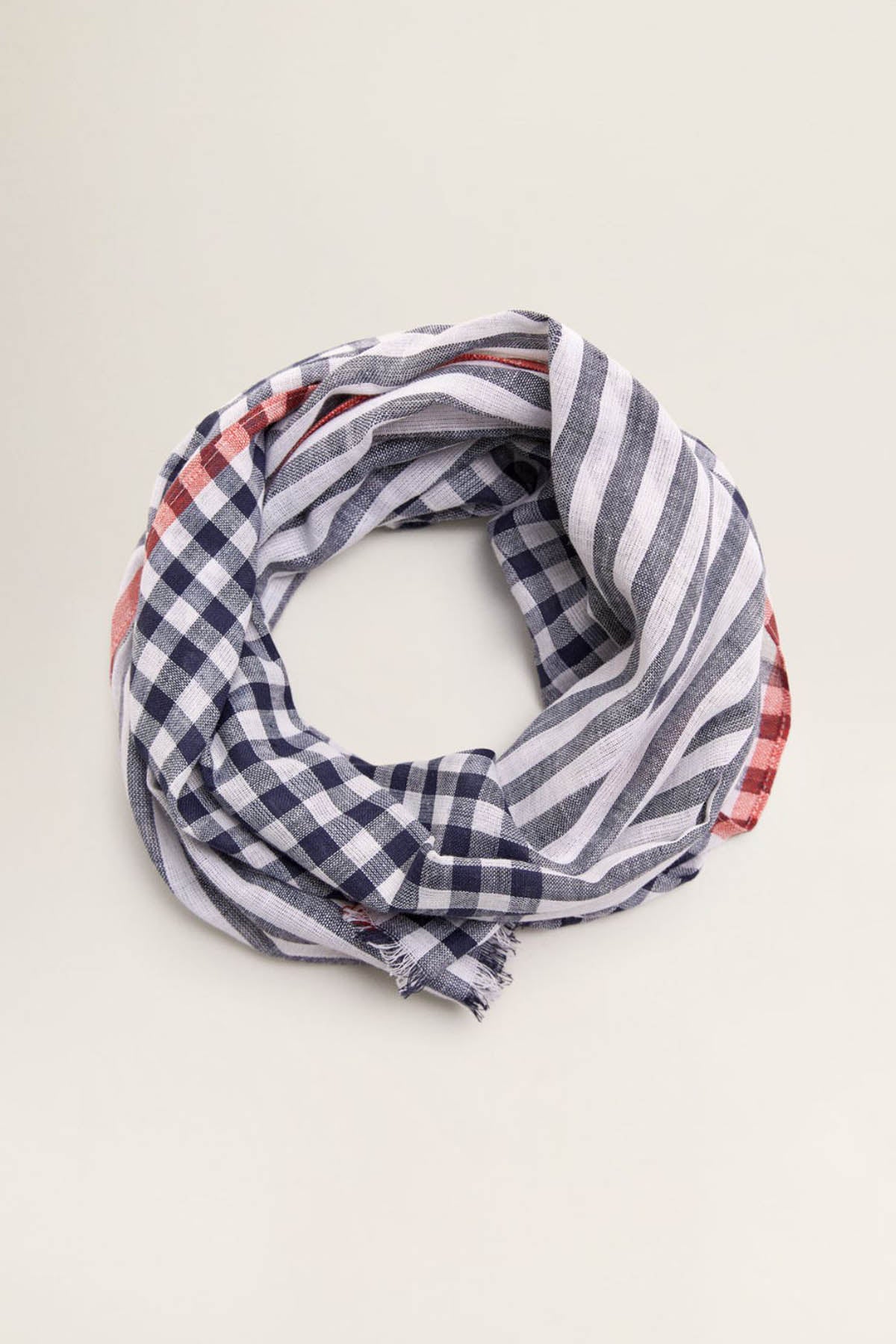 Boy's Gingham Scarf
