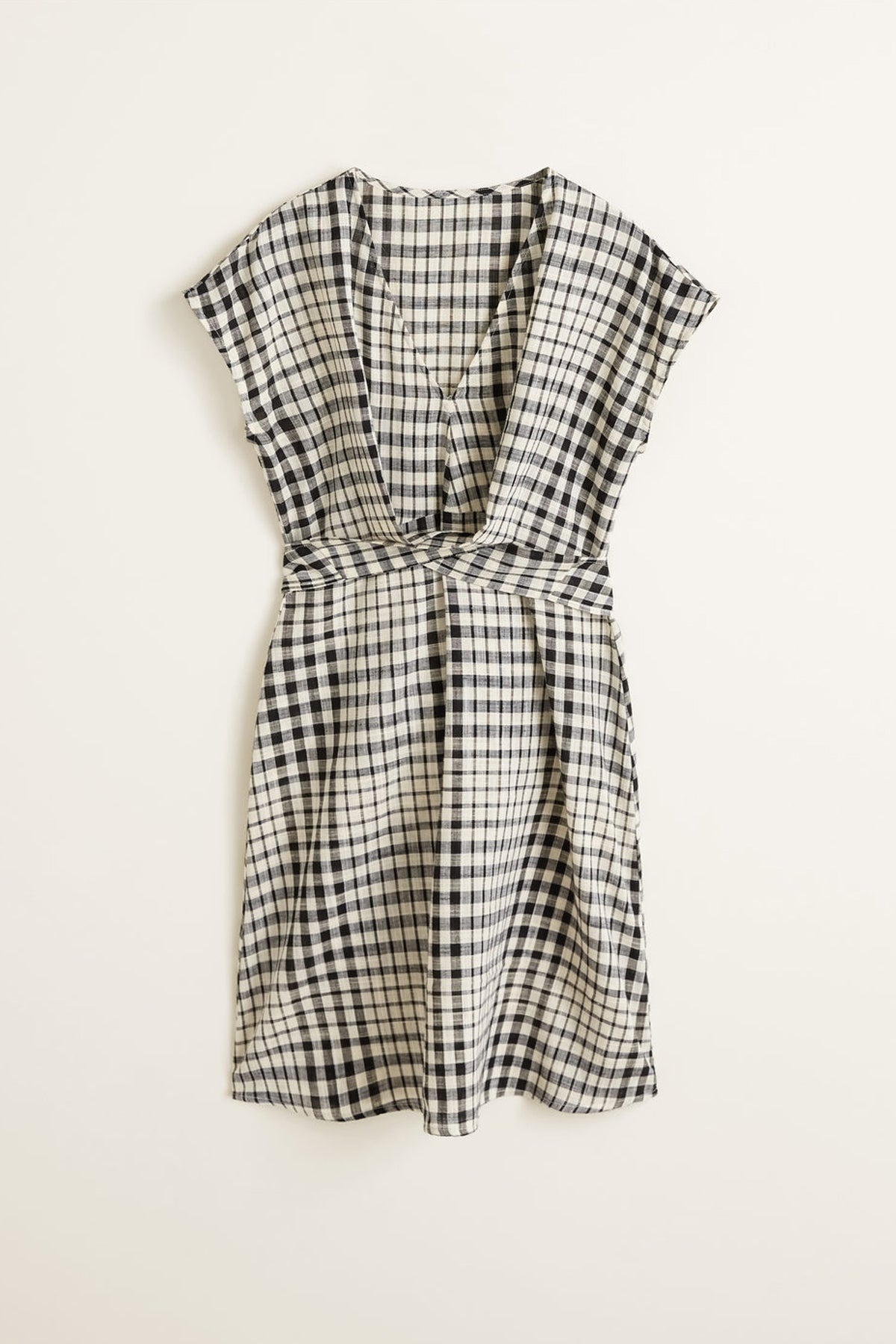 Checked Cotton Dress