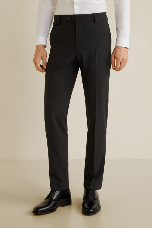 Slim-Fit Travel Suit Trousers
