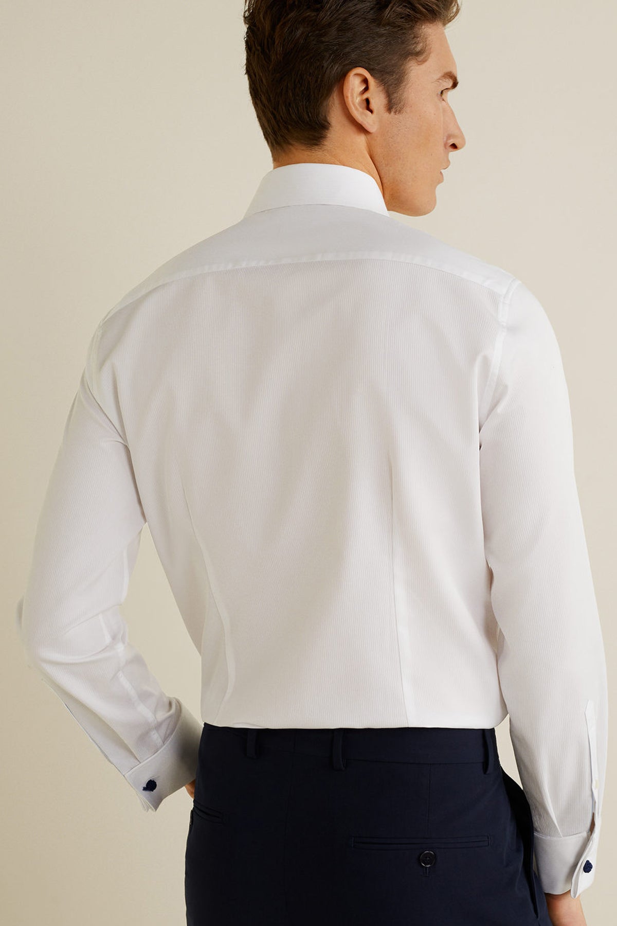 Slim Fit Structured Tailored Shirt