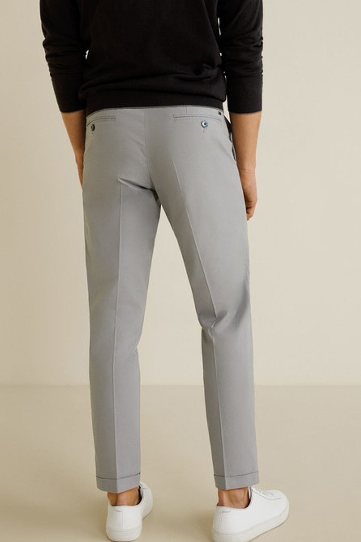 Regular Fit Pleated Trousers
