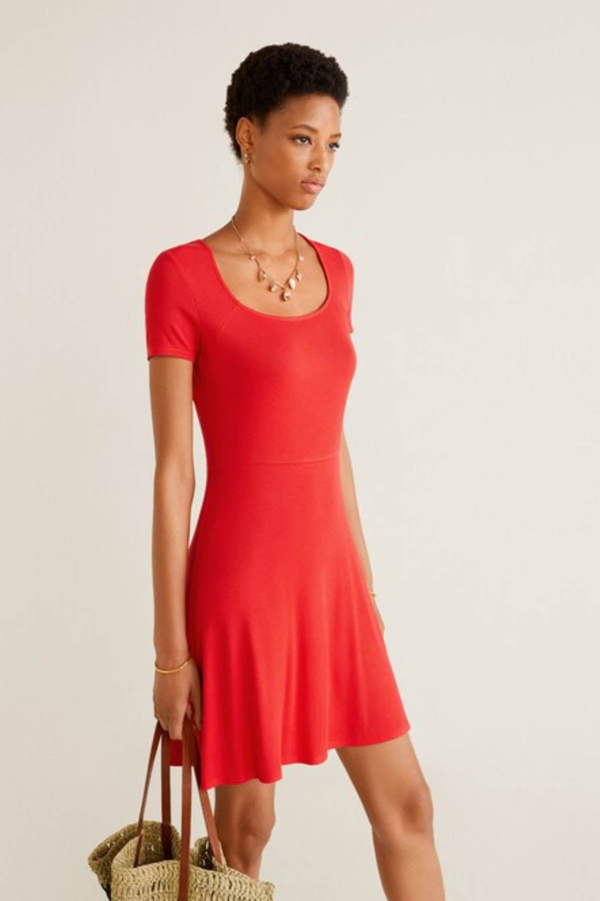 Ribbed Jersey Dress