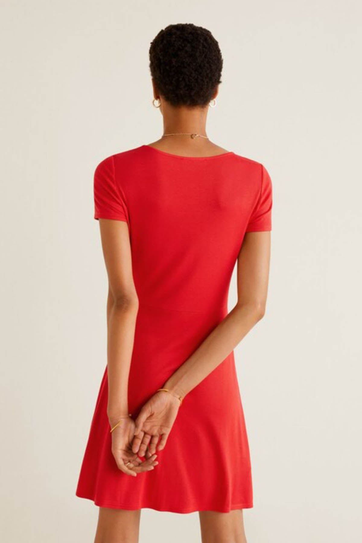 Ribbed Jersey Dress