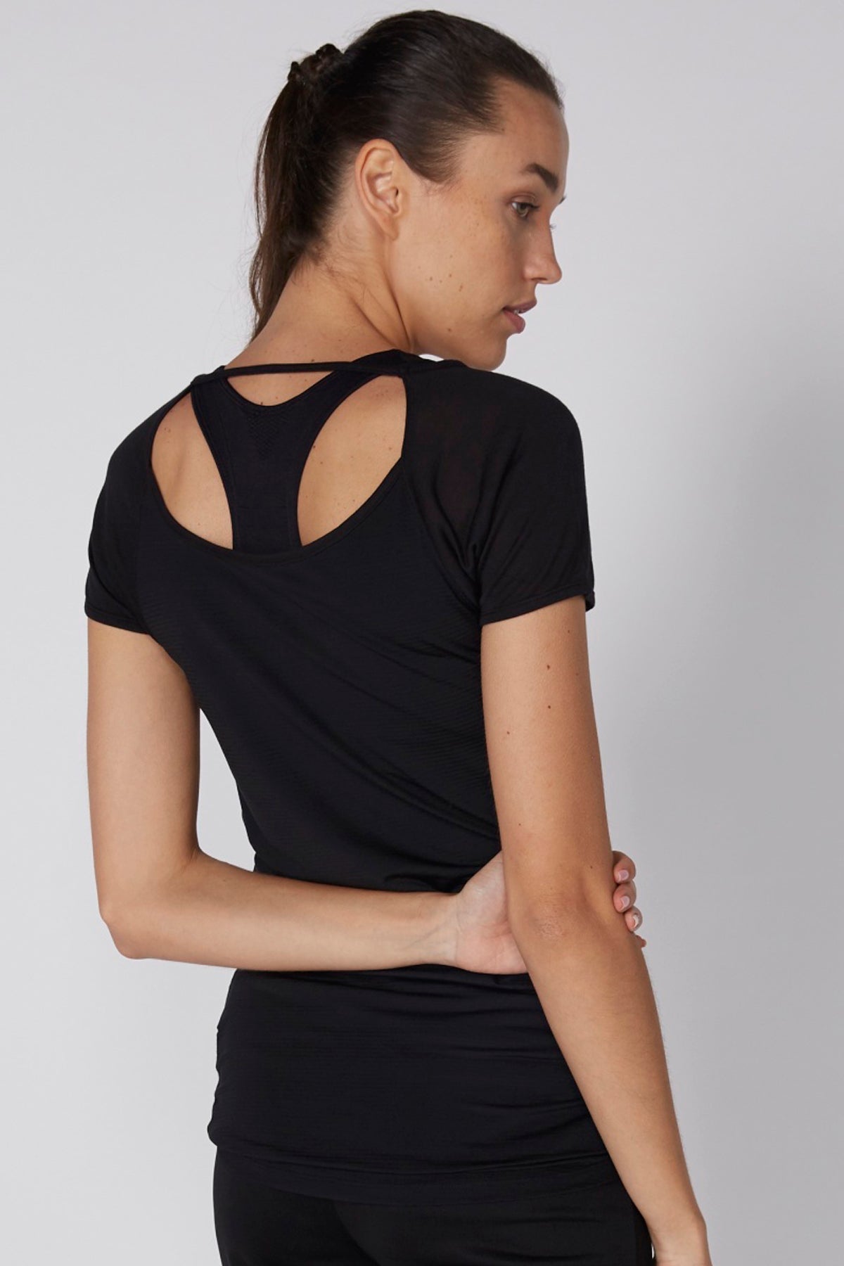T-Shirt with Round Neck and Short Sleeves
