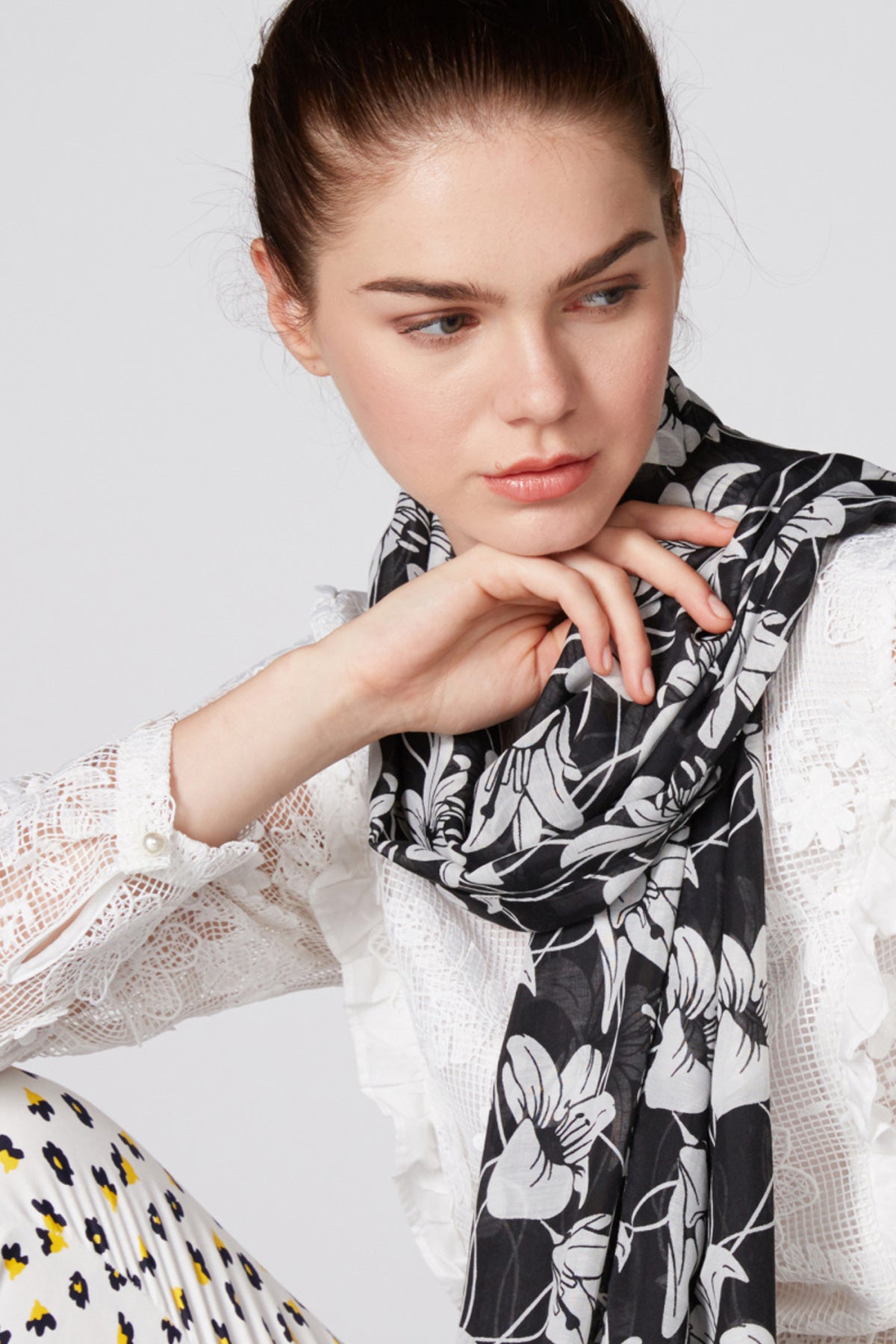 Floral Printed Scarf