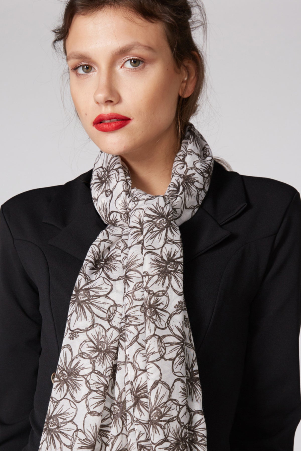 Floral Printed Scarf