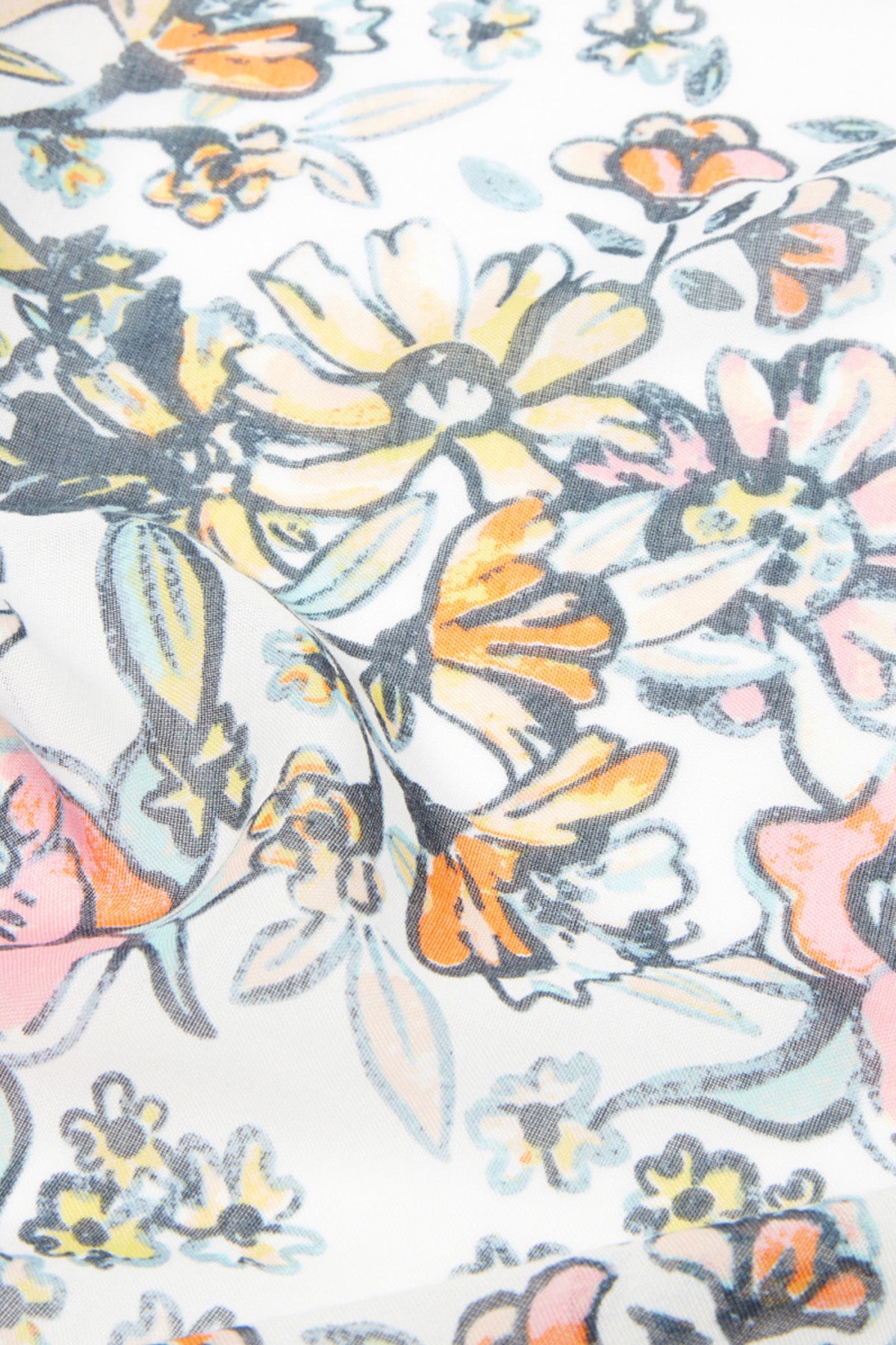 Floral Printed Rectangular Scarf